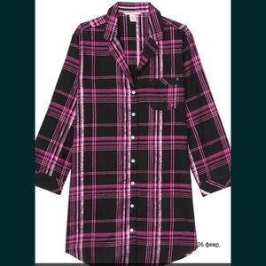 Victoria’s Secret Flannel Sleep Shirt